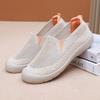 Summer New Openwork Women's Shoes Breathable Casual One-foot Mom Shoes Lightweight and Comfortable Mesh Middle-aged and Elderly Slip-ons
