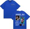 Rapper Anuel AA Rhlm 2 Album 2025 Merch Tshirts for Unisex Women Fashion Gothic Vintage T Shirt Oversized Cotton Tshirt Streetwear