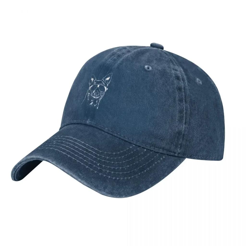 Australian Kelpie cool dog sunglasses Baseball Cap Fishing cap New In Hat fashionable For Women Unisexs