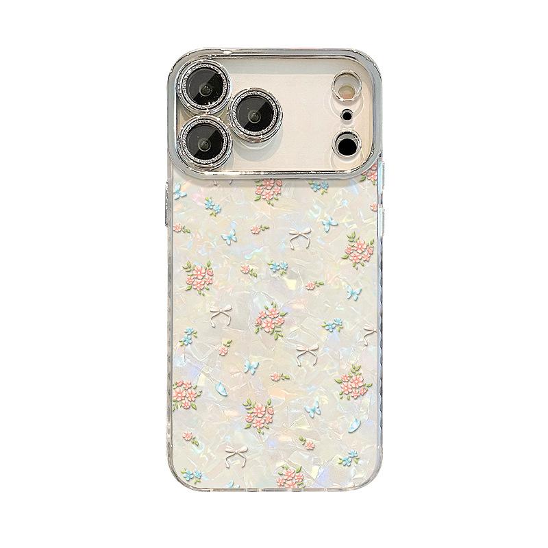 Ins Floral Bow for Iphone17promax iPhone Case 16 Summer 15 Small Fresh 14/13