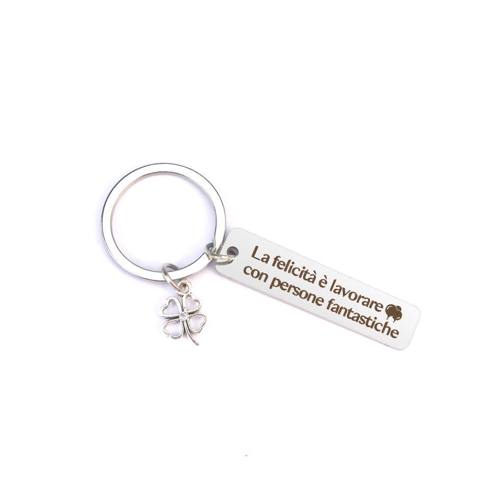 Personalized Stainless Steel Keychain - German, Russian, Spanish Themes with Custom Text and Photos