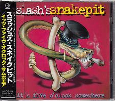 

CD SLASH S SNAKEPIT - It s Five O Clock Somewhere MVCG169 MCA VICTOR 1995 Japan Rock Used