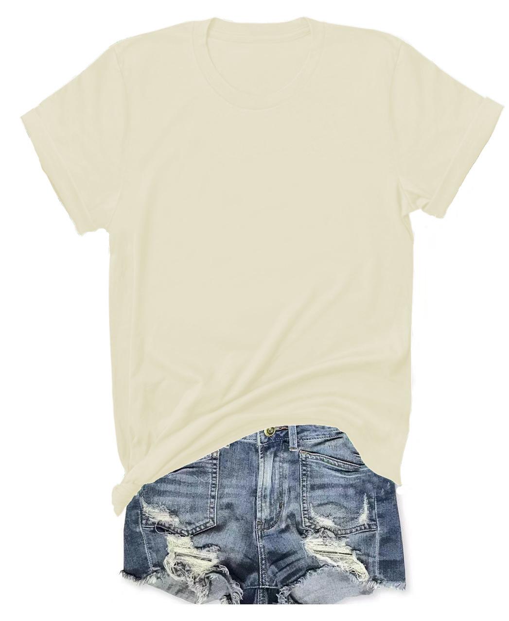 

Однотонная базовая футболка унисекс - Европейский и американский стиль, хлопковая футболка с коротким рукавом 2XL