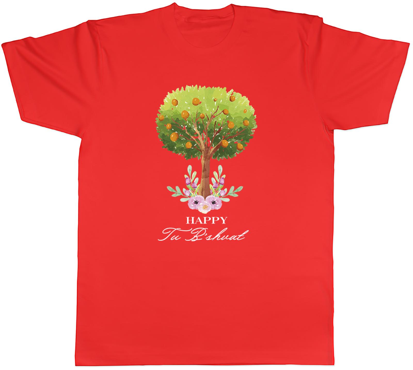 Happy Tu Bishvat Fruit Tree Mens TShirt Tee Gift Top S