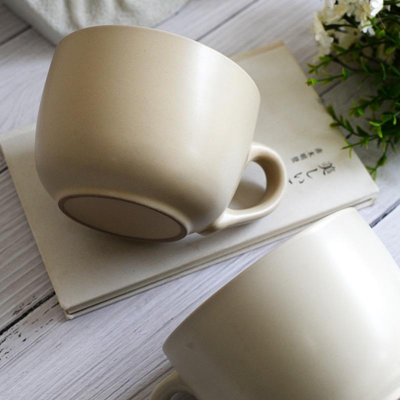 800ml Haferflockenbecher Extra Groß Keramik Frühstückstasse Einfach Unifarben Große Tasse Leichte Fehler