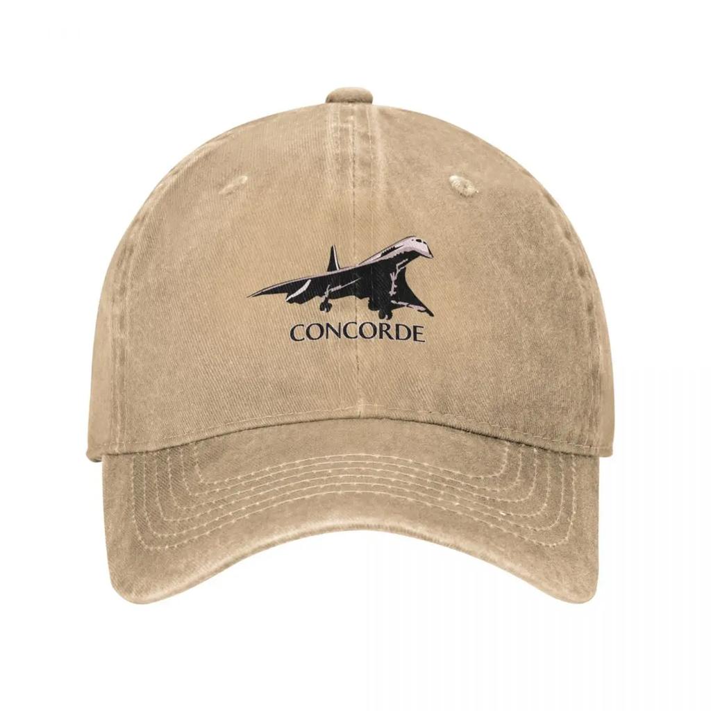 Concorde Baseball Cap Black Tea Hat Custom Caps Hats for Unisex Ladies Unisexs