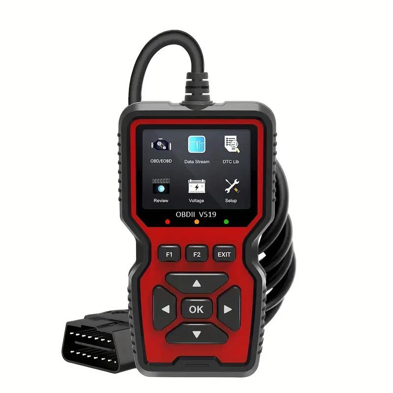 Obd2 Scanner Live Data V519 Outil de lecture de code de diagnostic mécanique professionnel Lecteur de code d'erreur clair Scanner automobile