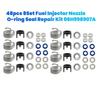 48Pcs/8Set Fuel Injector O-Ring Seal Repair Kit 06H998907A For A3 A4 A5 A6 Q5 VW Golf Jetta CC 1.8 2.0T 06J998907A