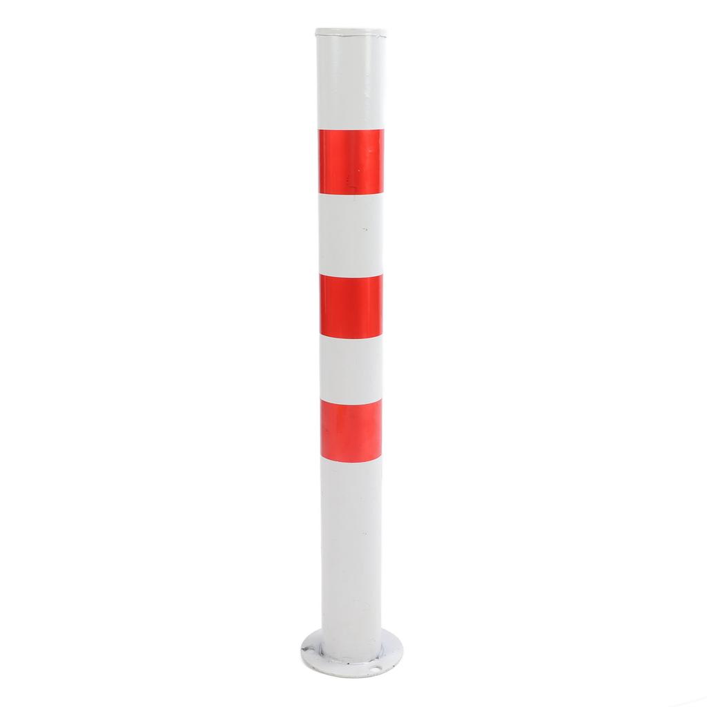 Bollard Post 29.5in Height 3in Diameter Cold Rolled Steel Parking Barrier Pipe