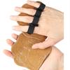 Breathable Finger Sports Palms Protectors Grip Pad For Fitness Training Cowhides Leather Construction Light Support