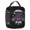 Custom Monster Ghost Gengar Insulated Lunch Bag for Women Men Waterproof Cartoons Thermal Cooler Lunch Tote Beach Camping Travel