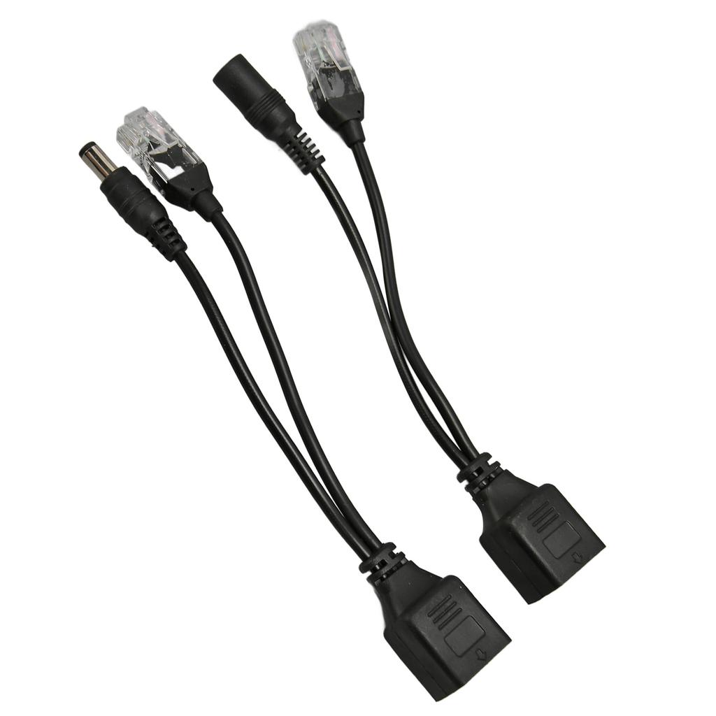 12V POE Splitter Adapter Stable Easy To Install Plug and Play Waterproof POE Splitter Adapter Male Female for IP Camera