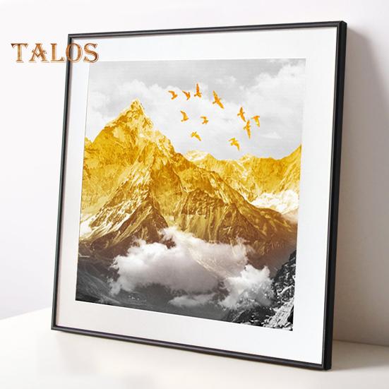 10/12 inç Duvara Monte Fotoğraf Çerçevesi Şeffaf Pleksiglas Alüminyum Alaşımlı Fotoğraf Tutucu Ev Ofis Asılı Masaüstü Dekoratif Metal Resim Sergileme Çerçevesi