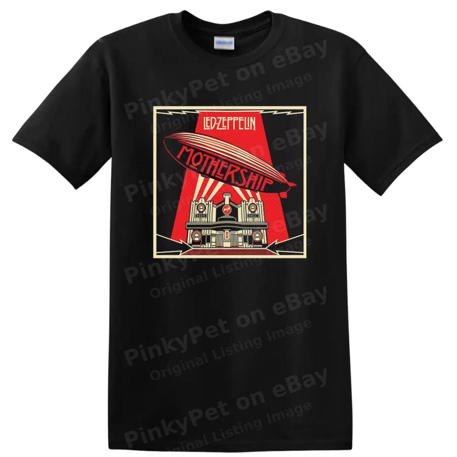 Led Zeppelin Rock Music T Shirt Retro Concert Graphic Band Tee