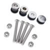 Universal Motorcycle Backrest Bolts Mounting Hardware Rustproof No Tool Required For XL883 XL1200 Corrosion Proof Design