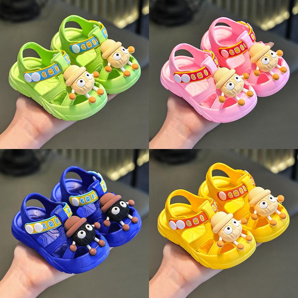 Cartoon Playground Kids Sandals With Nonslip Sole For Summer Play And Water Fun