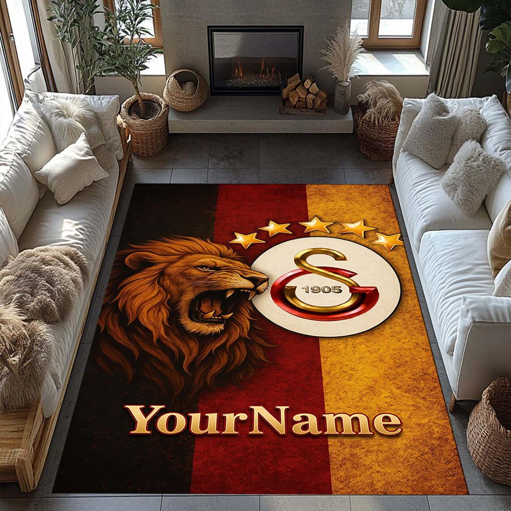 Galatasaray Customize Your Name Area Rug Perfect For Hallway Foyer Decorate Room Study Room Antislip Rug Anime Office Decor