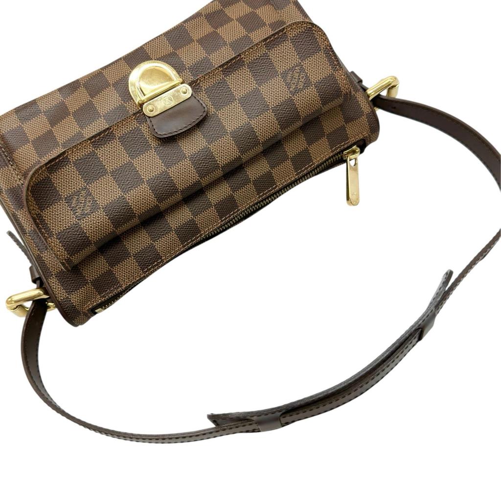 Louis Vuitton Ravello GM N60006 Shoulder Bag Brown Women Used