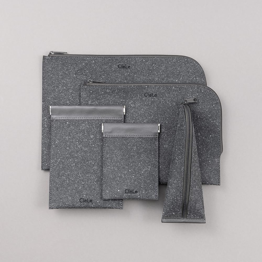 Nakabayashi Recycled Leather Pencil Case [Kurure] - [All 2 Colors] Eco-Friendly Pen Holder