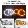 Switchback Cotton Light LED Angel Eye Dual White Amber for BMW X1 E84 2009 2010 2011 2012 2013 2014 2015 Xenon Headlight
