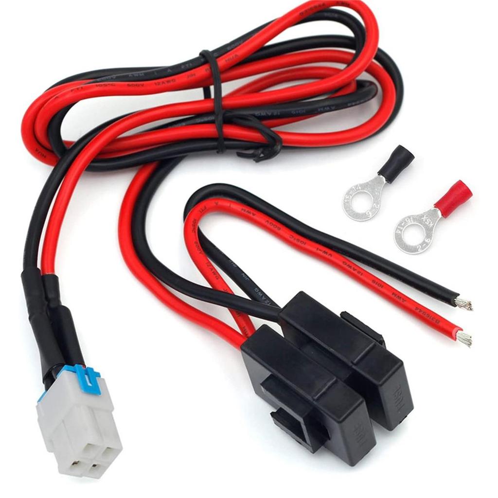 NEW 4-Pin 12AWG DC Power Supply Cable for Yaesu Radio FT-450D FT-891 Kenwood TS-480 TS-590SG TS-890s Icom IC-7000 IC-7200