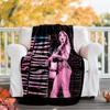 TS Fan Flannel Blanket Soft All-Season Throw, Design for Camping, Car Travel, Hiking Sofa, Bed, Office Perfect Gift for Parties