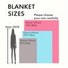 K-POP Anime Girls Group  Four Seasons Soft Warm Blanket  All-Season Thick Knit Polyester Bedspread for Bed, Camping, Travel  Perfect Gift