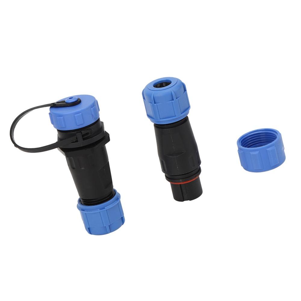 1 Set SP13 Aviation Connector IP68 4 Core Cable Connector Terminal Plug and Socket 200V 5A Waterproof 4 Pin Connector