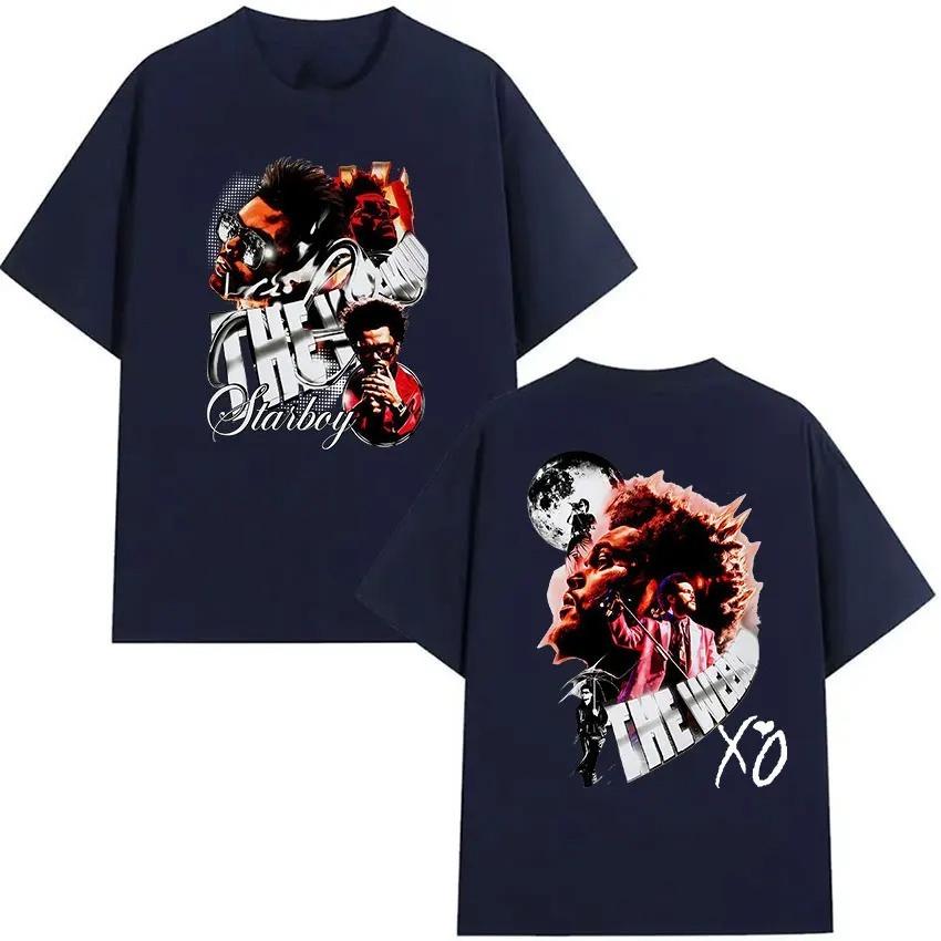 

Rapper THE WEEKND STARBOY Tour 2026 Graphic T Shirt Women Unisex Hip Hop Pop Music Short Sleeve Cotton T-shirts Streetwear Y2K 4XL