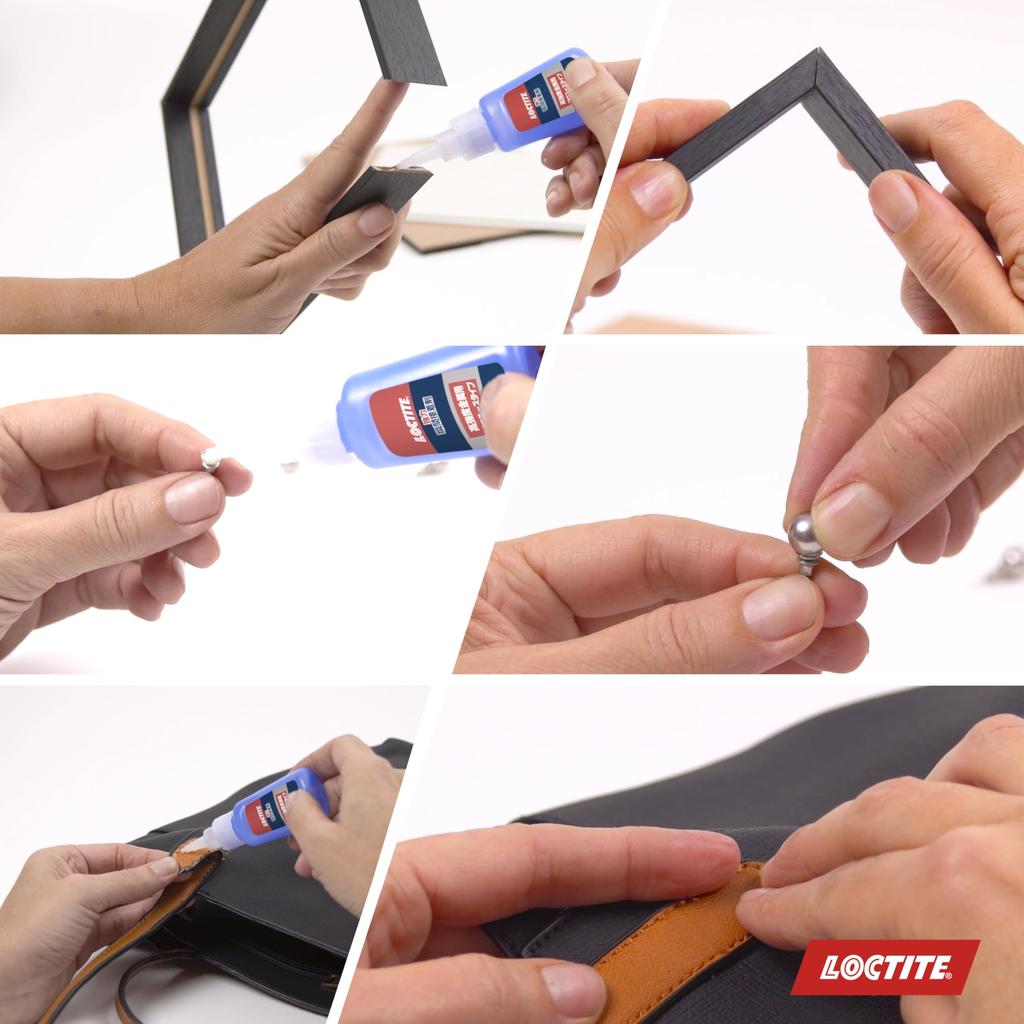 LOCTITE Super Strong Instant Adhesive for Professional 20g Metal Adhesive Use, High-Strength Metal, - Water-Resistant, Impact-Resistant