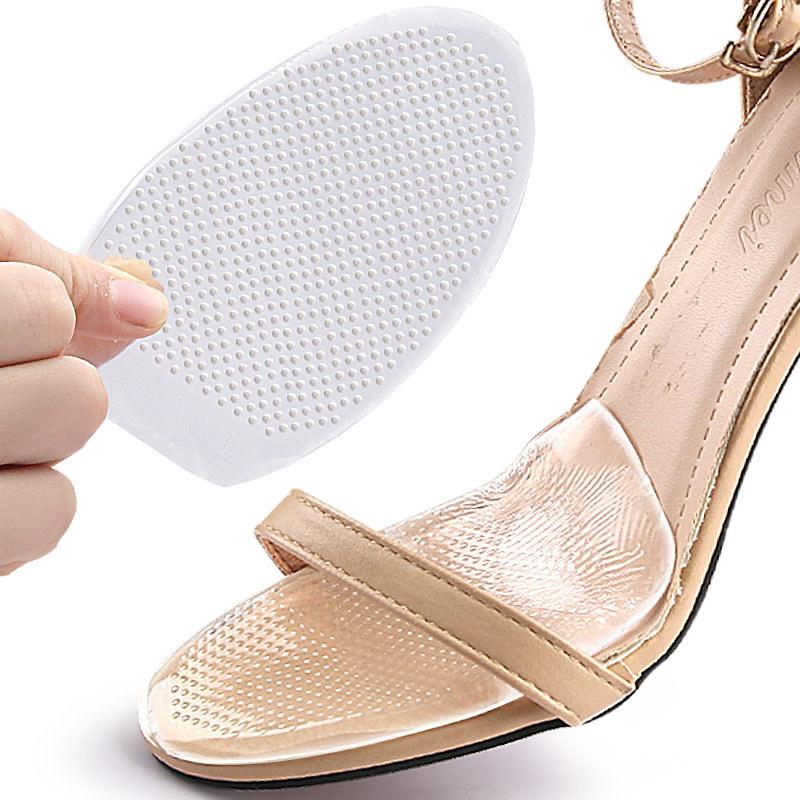 Enlarged Thickened Front Pad for Men Women Half Size Invisible Insole GEL Transparent High Heels Forefoot Cushion