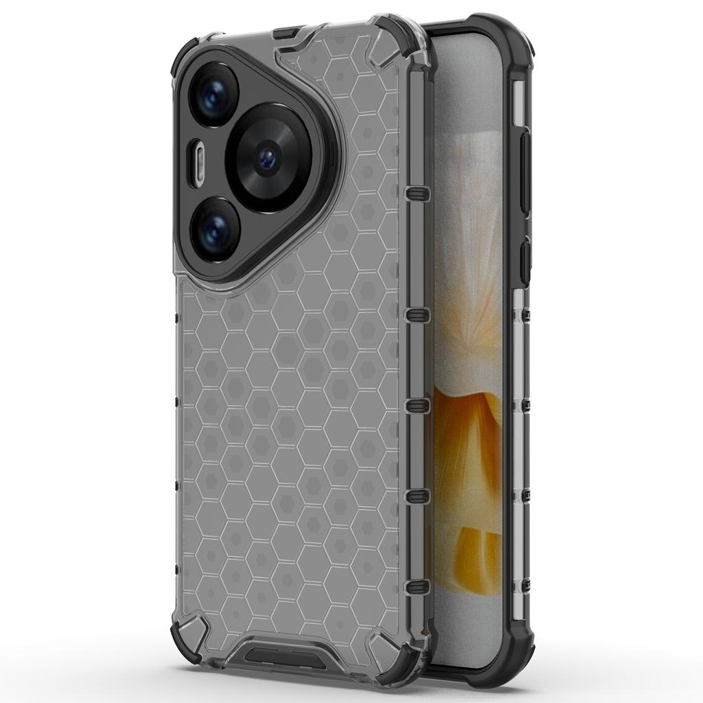 For Huawei Pura 70 Pro+/70 Pro Phone Case Honeycomb Design PC+TPU Bump Proof Shell