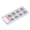 10 Pcs Carbide Turning Inserts Bronze Coated Lathe Milling Cutter for Steel Machining