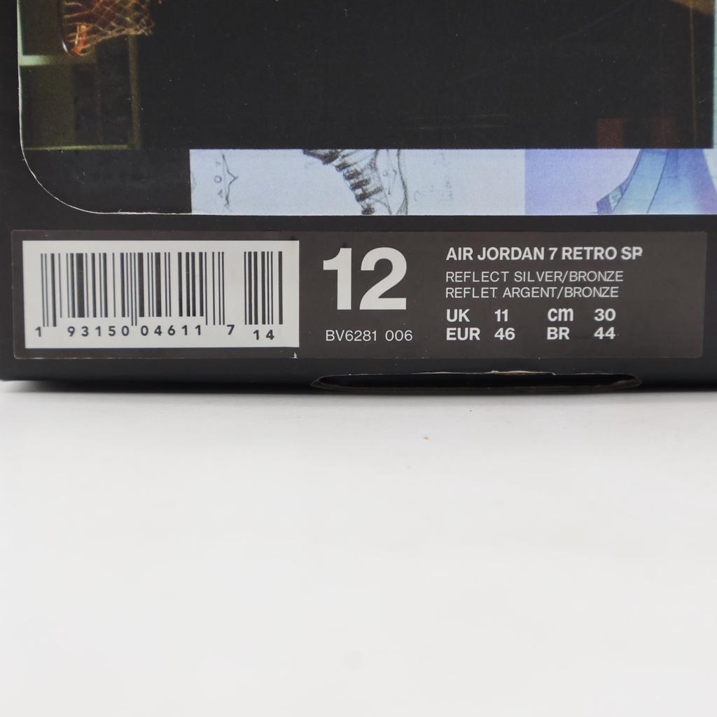 BV6281-006 Nike Air Jordan 7 Retro Reflections of a Champion Silver (Men's)