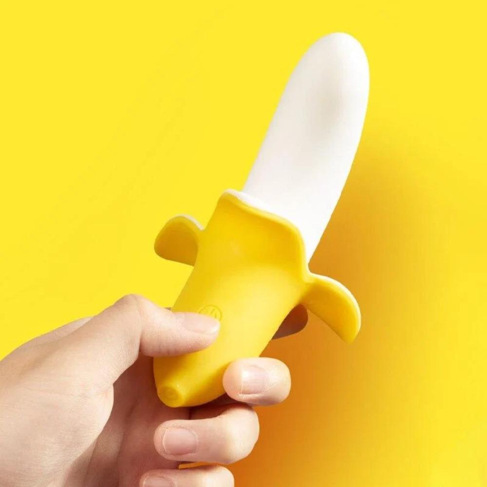 Mini Banana Pussy G-spot Vibrator Quiet Accompany Female Masturbation