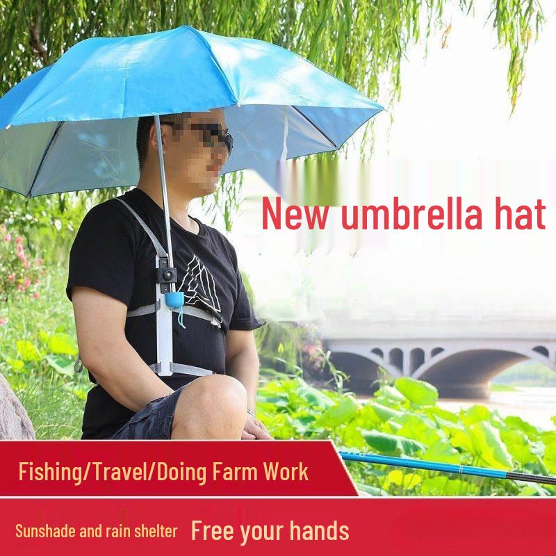 Sonnenschutz Regendach Hut - Große Größe, UV-Schutz für Angeln und Outdoor-Aktivitäten