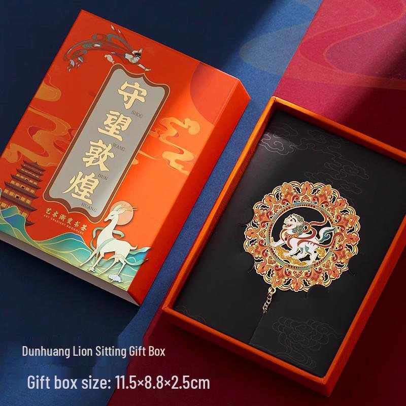 Dunhuang Classical Chinese Style Exquisite Metal Bookmark Gift Set
