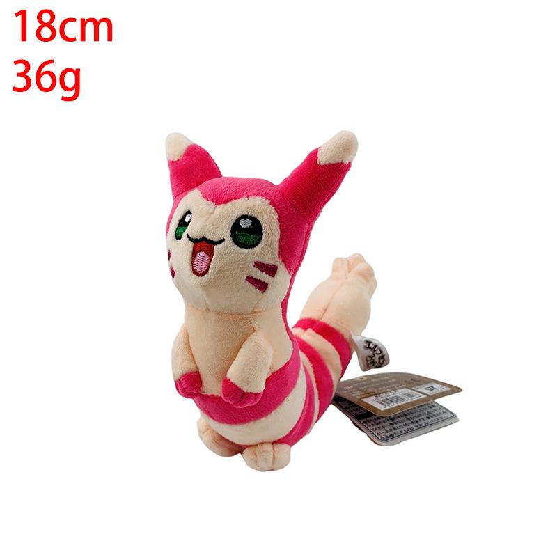 Miniature Pokemon Plush Dolls: Caterpie, Mewtwo, Butterfree, Electabuzz, Lapras