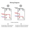 Blue Led 4X4 2X4 Rocker Switch with Jumper Wires 5P On Off SPST Toggle Switch for Car Truck RZR UTV ATV Off Road Vehicle 12V/20A 24V/10A