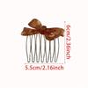 3pcs Elegant Bow Hair Clip Headband Hairpin Bun Comb Bangs Hair Accessory Mother's Day Back-to-School Easter Holiday Gift