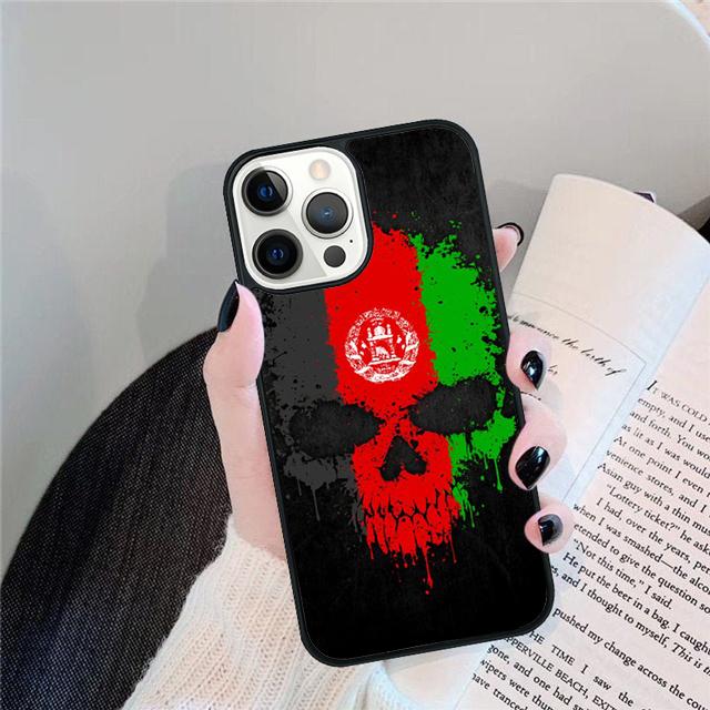 Afghan Afghanistan Flag Freedom Phone Case Cover for iPhone 17 Air 16 15 14 13 11 12 Pro Max Plus Shell Coque