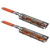 Portable BBQ Grilling Basket Stainless Steel Nonstick Barbecue Grill Basket Tools Grill Mesh for Meat Hamburger Barbecue Tools