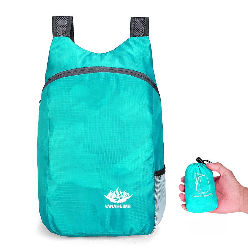Neutral Outdoor Folding Bag Ultra Light Portable Storage Travel Bag Waterproof Backpack Sports Fitness Knapsack Skin Bag