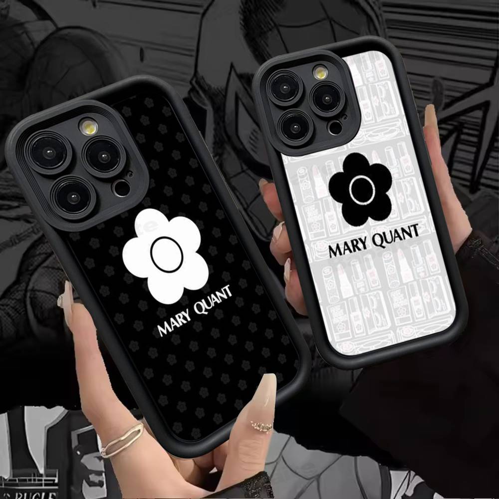 Fashion M-Mary-Q-Quants Silicone Phone Case for iPhone 17 Pro Max 16 15 14 13 12 11 Plus 17 Air