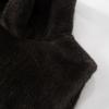 2025 Women's Solid Color Semi-High Neck Sleeveless Furry Top for Autumn & Spring