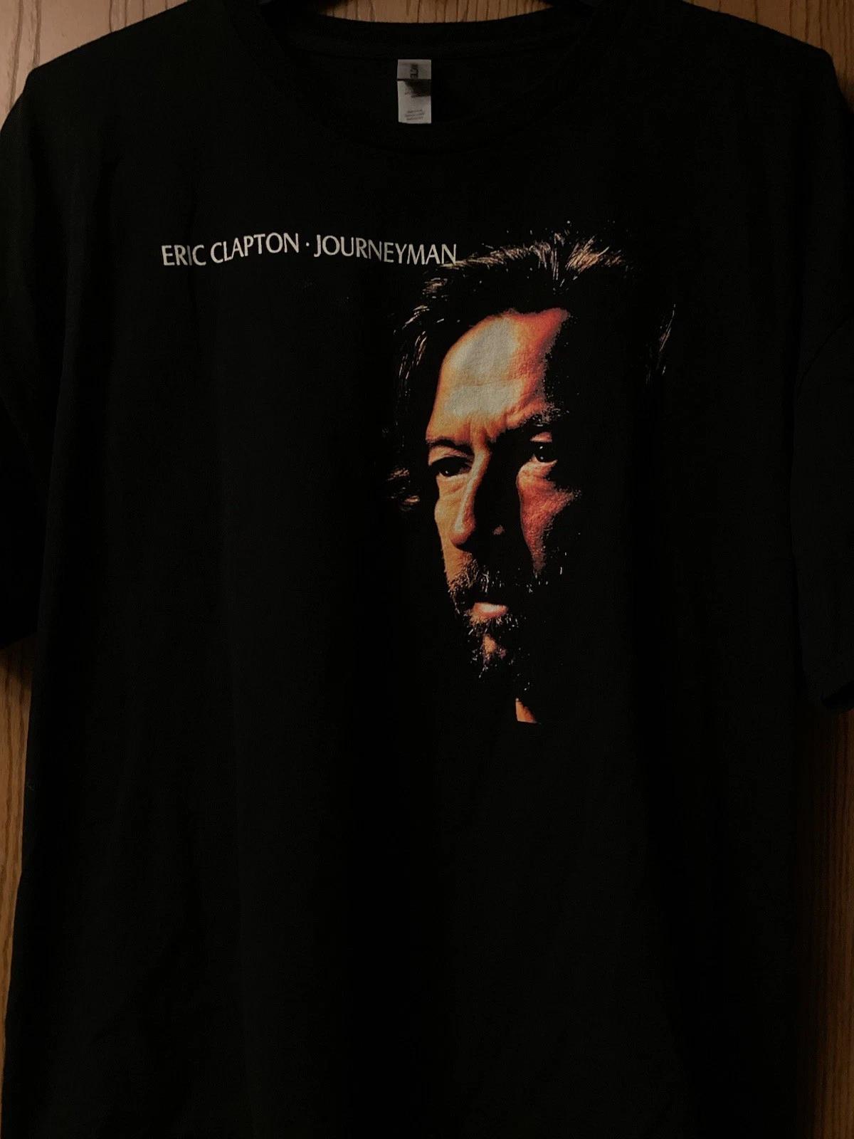 Eric Clapton - “Journeyman” - Black Shirt Featuring LP Cover Image - 3XL 4XL