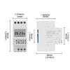 TM623 220V Digital Timer Switch for Lights Fans and Motors Single Pole