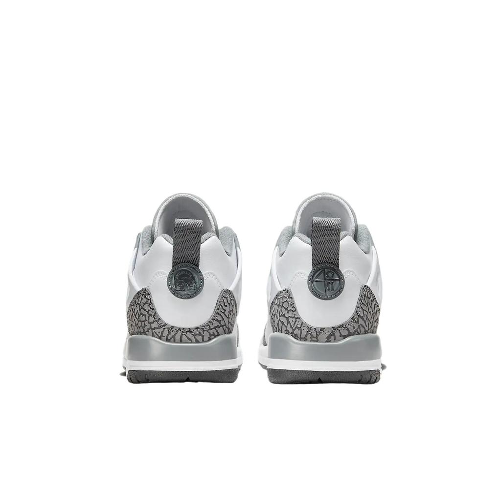Air Jordan Spizike Low GS Wit Cool Grijs Kindersneakers Antraciet Wolfsgrijs FQ3950-102