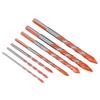 7 Pcs 3, 4, 5, 6, 8, 10, 12mm Multi-Material Drill Bits