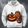 Halloween Theme Men's Long Sleeve Hoodie Funny 3D Printed pumpkin head Men Hoodie Sweatshirt Oversized Men's Clothing